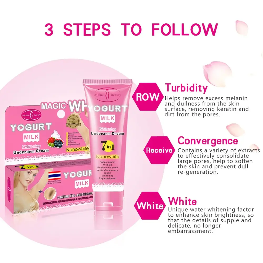 Aichun Beauty Yogurt Milk Whitening Underarm Cream 7 in 1 — 3