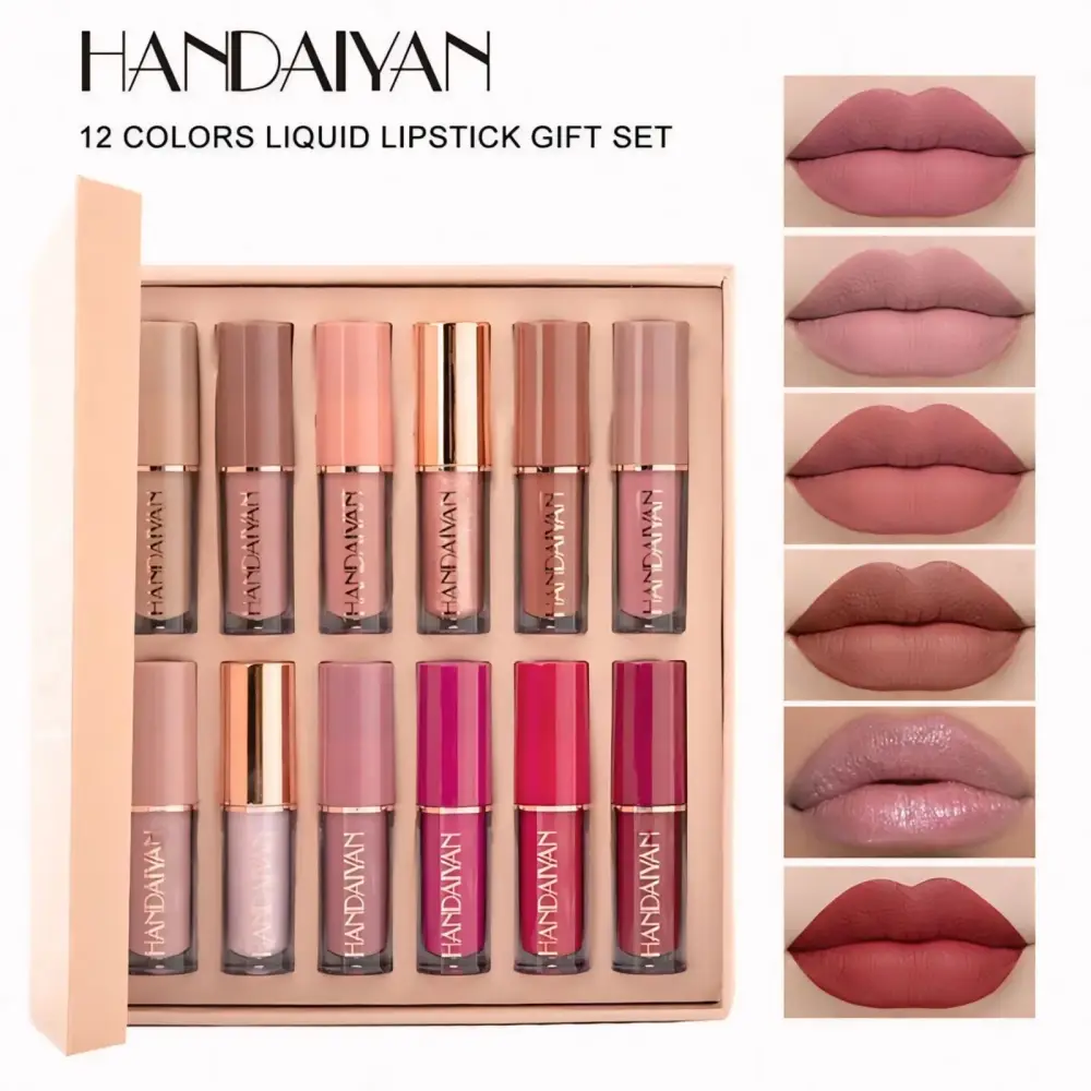HANDAIYAN 12 Colors Liquid Lipstick Gift Set — 2