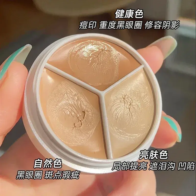 Sweet Mint Tri-Color Cream Concealer Palette — 3