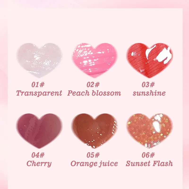 PEINIFEN Crystal Clear Lip Gloss Set (6 Pcs) — 4