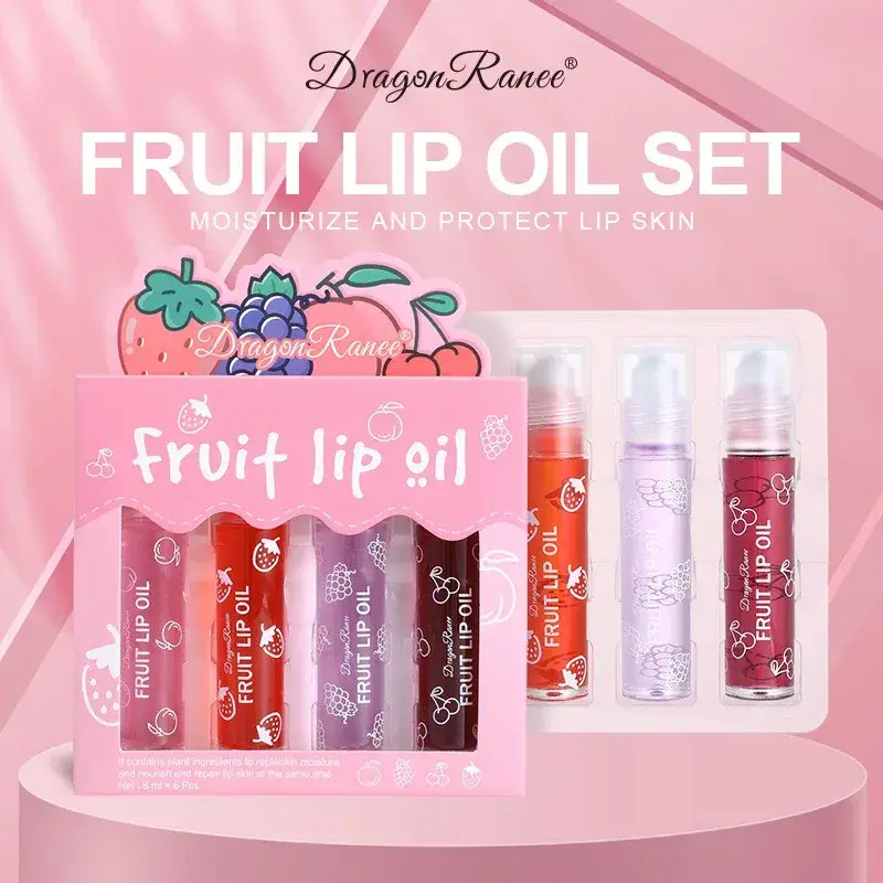DragonRanee Fruit Lip Oil Set (4 Pcs) — 3