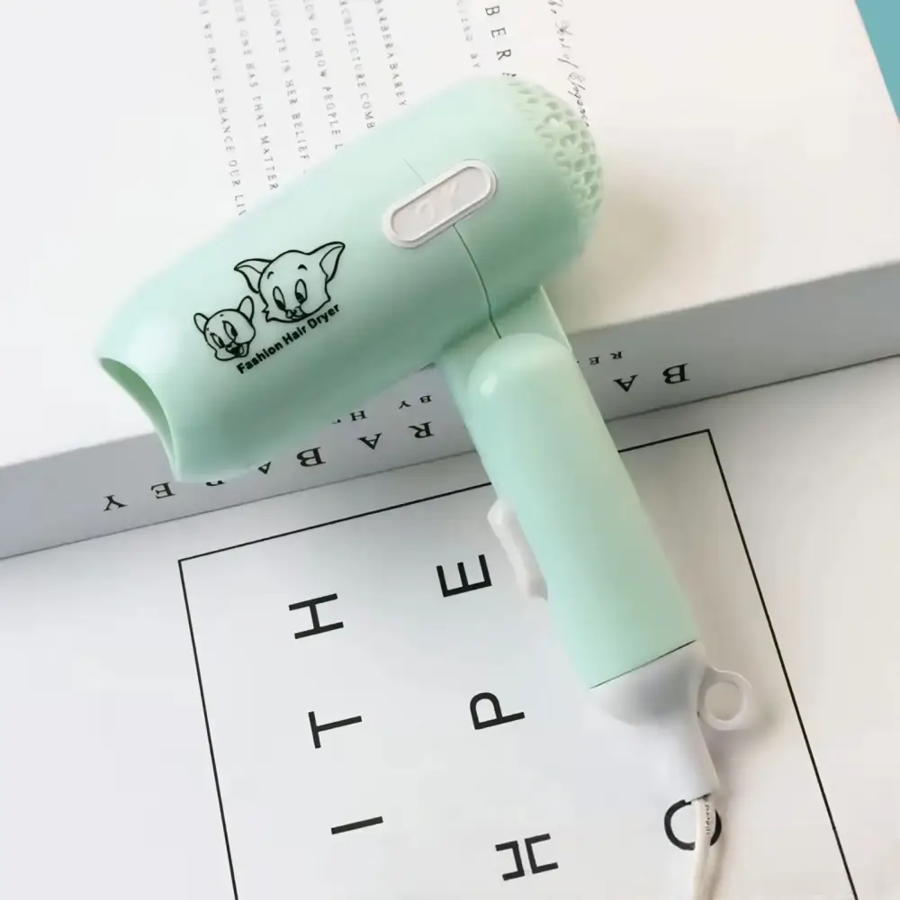 Cute Cartoon Foldable Mini Hair Dryer — 4