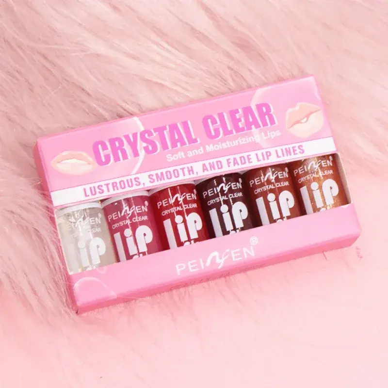 PEINIFEN Crystal Clear Lip Gloss Set (6 Pcs) — 3