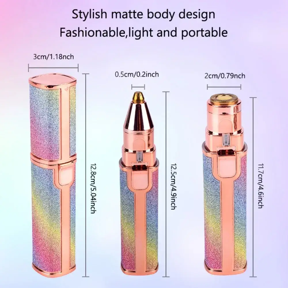 2-in-1 Rechargeable Electric Eyebrow Trimmer & Epilator — 6