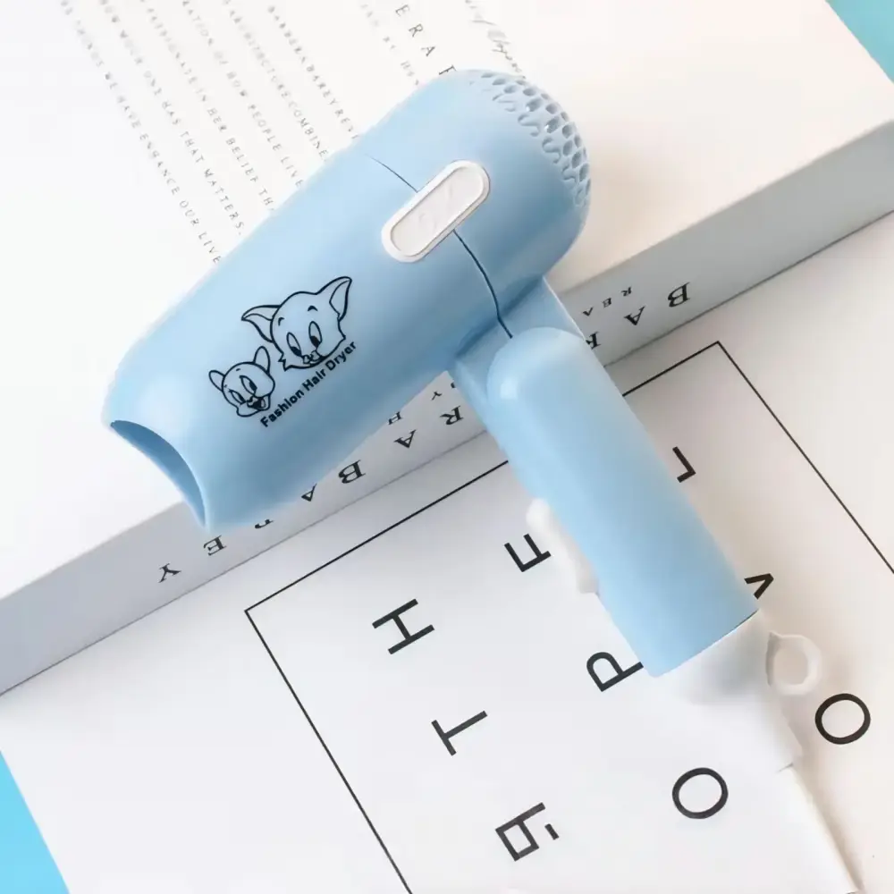 Cute Cartoon Foldable Mini Hair Dryer — 3