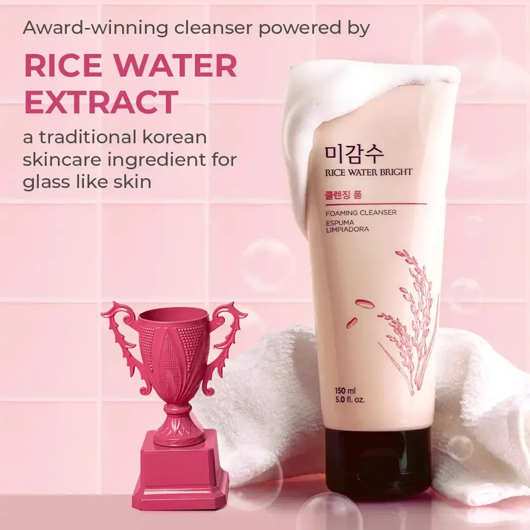 The Face Shop Rice Water Bright Foaming Cleanser (100 ml)