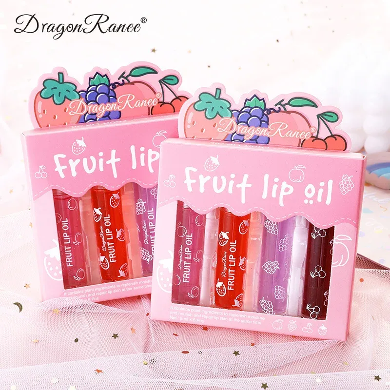 DragonRanee Fruit Lip Oil Set (4 Pcs)